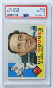 PSA 1960 TOPPS Gil Hodges #295