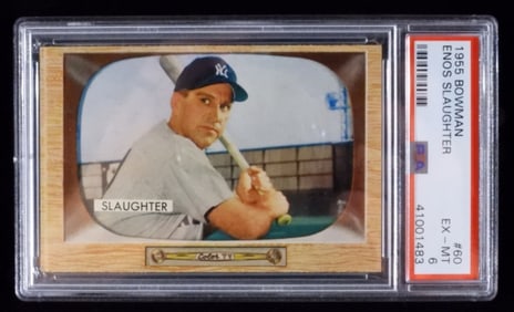 PSA Bowman Enos Slaughter #60