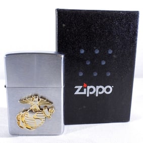 Fired United States Marine Corps Zippo