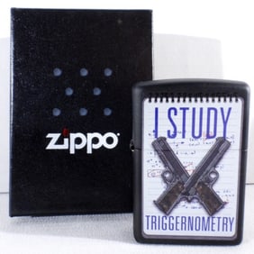 Sealed 2019 I Study Triggernometry Zippo