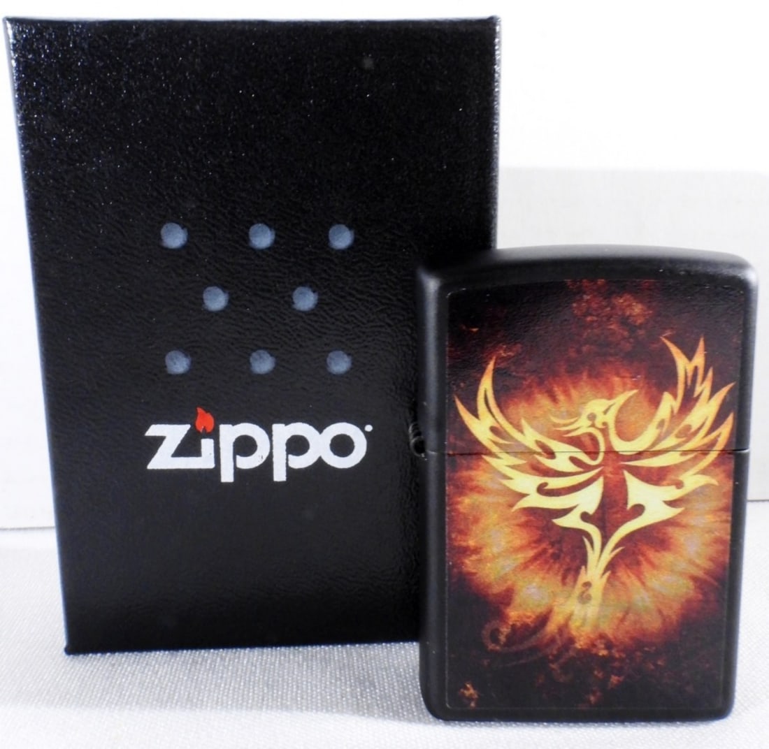 Sealed 2020 Phoenix Design Zippo (1 of 3)