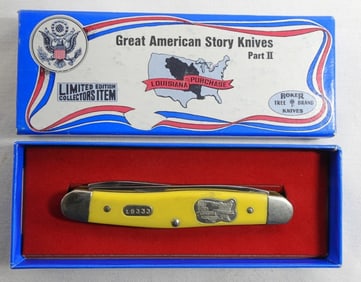 1783 Louisiana Purchase Two-Blade Pocket Knife