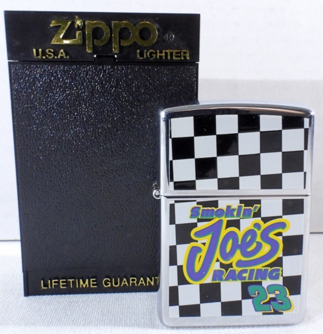 1997 Smokin' Joe's Racing 23 Zippo Sealed: Comes in a box, Sealed, 1997