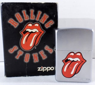 2006 Rolling Stones Zippo Fired