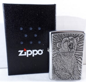 2007 Barrett Smythe Grizzly Bear Zippo Sealed