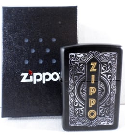 2021 Zippo Design Black Matte Sealed