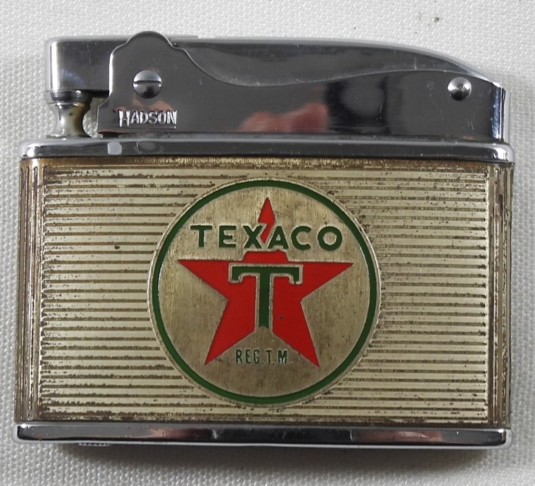 Hadson Texaco Lighter: Vintage Hadson Texaco Lighter, untested as to working.