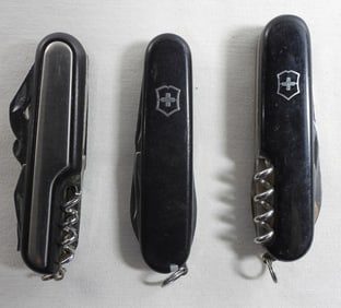 3 Swiss Army Knives, Including Victorinox