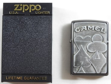 Fired 1996 Camel Zippo