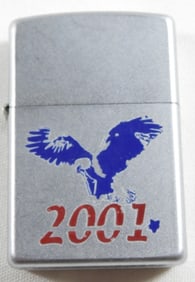 Fired- 2001 American Eagle Zippo