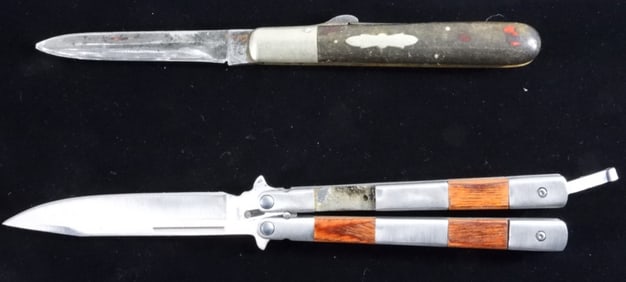 Switch Blade and a Butterfly Knife