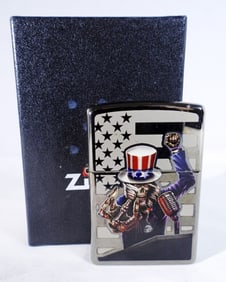 2012 Unfired Uncle Sam Skeleton Zippo
