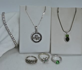 Pretty Sterling Fashion Necklaces & Rings