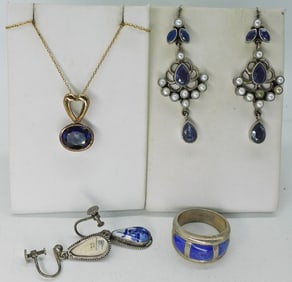 India Sapphire, Lapis Lazuli, Denmark 925