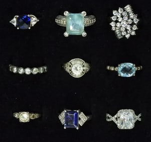 9 Gorgeous 925 Bridal Style Rings