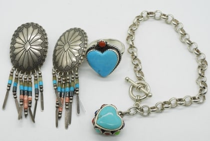 Turquoise 925 Southwest Style Set