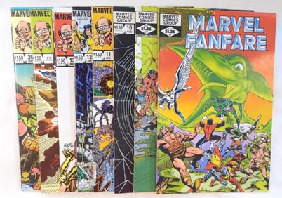8 Marvel Fanfare Bronze Age Comics