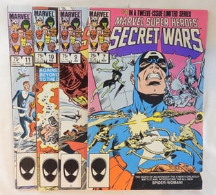 4 Marvel Secret Wars #7, #9-11