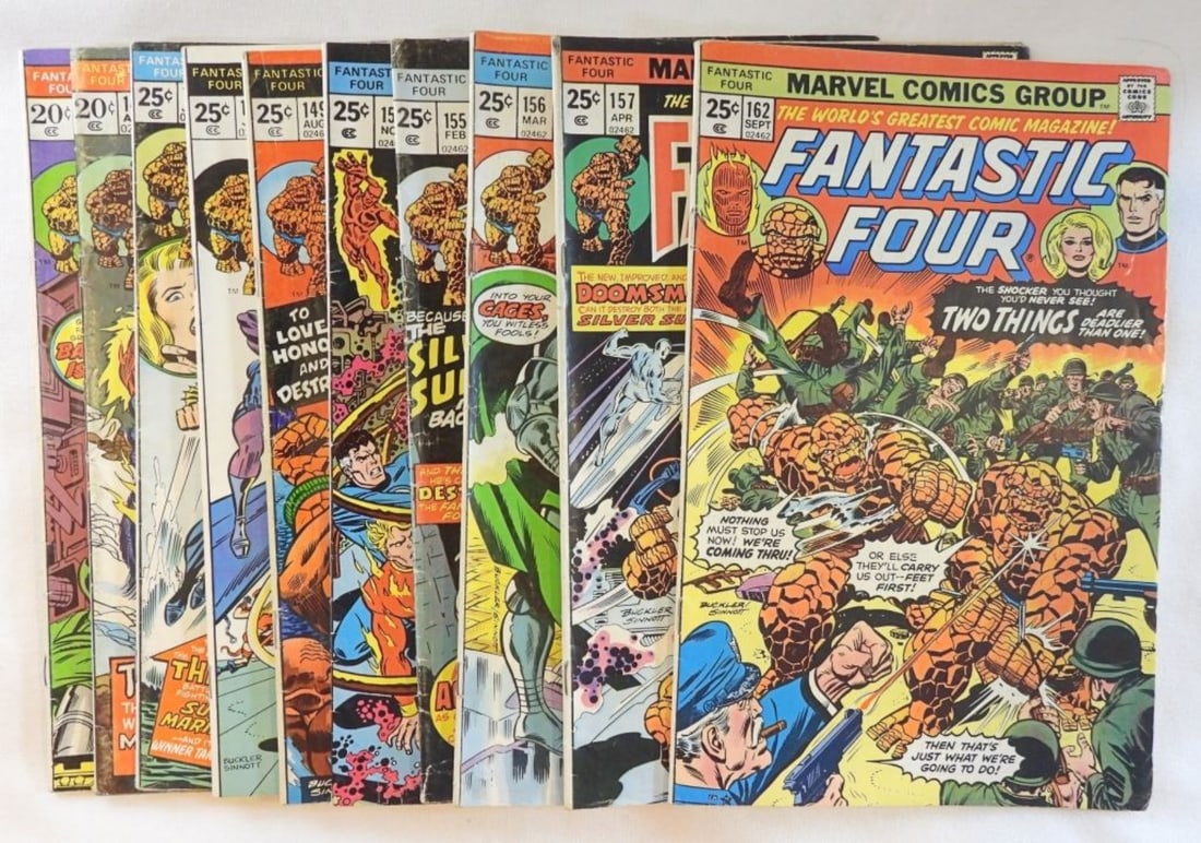 10 1970s Bronze Age Fantastic Four (1 of 3)