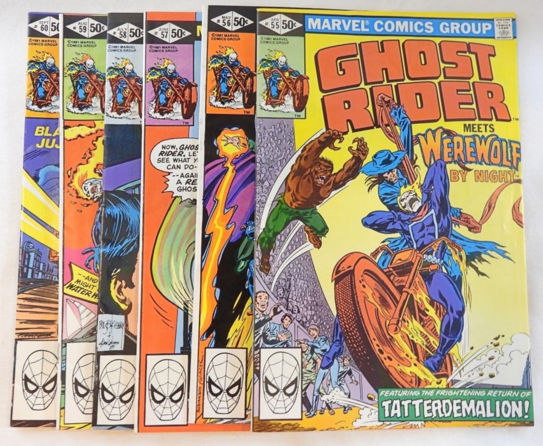 Marvel Ghost Rider 1980s Lot of 6 (1 of 3)