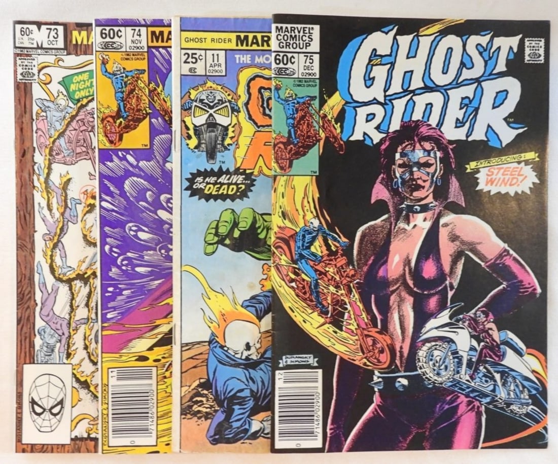 Ghost Rider Bronze Age Lot Of 4 (1 of 3)
