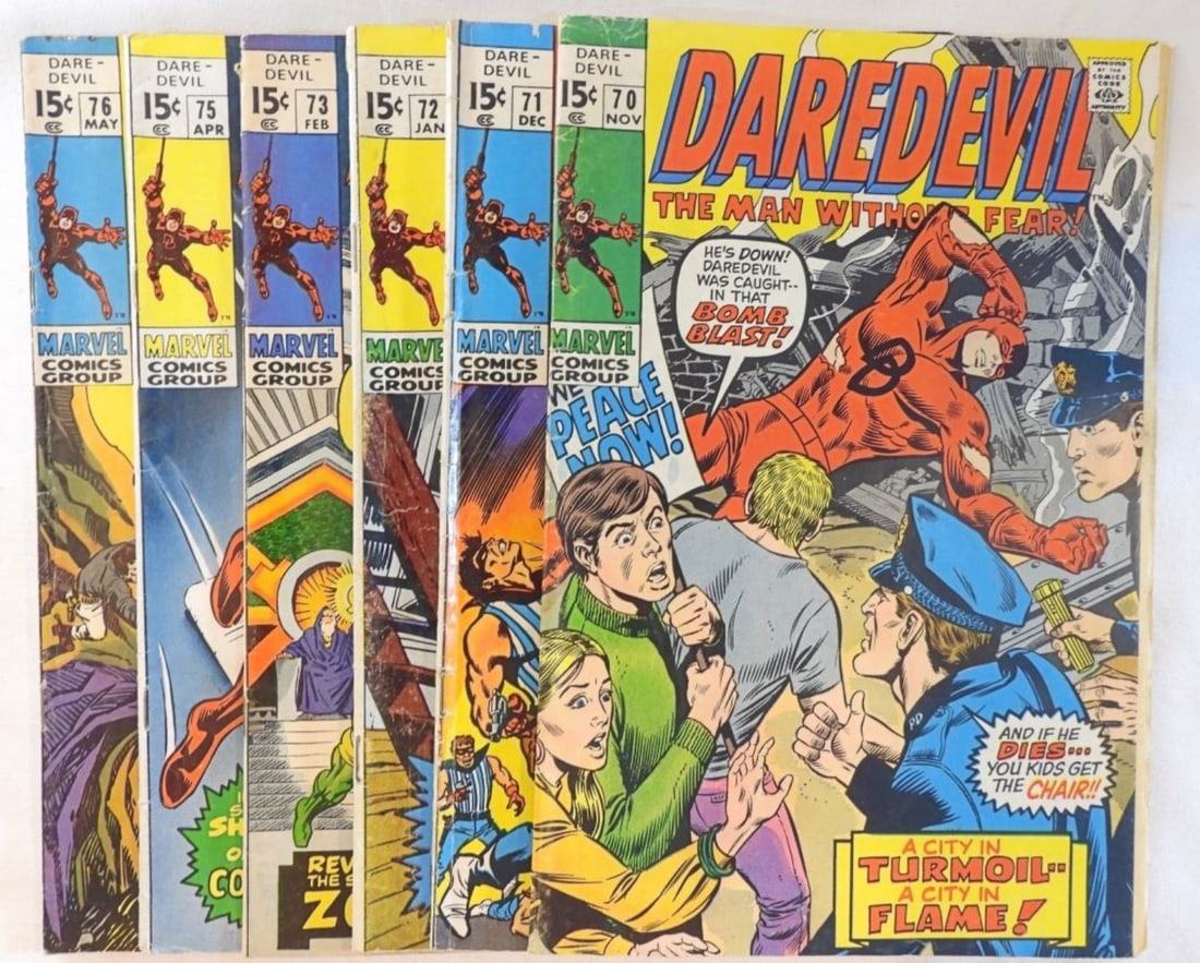 Daredevil The Man Without Fear Lot Of 6 (1 of 3)