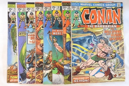 Conan The Barbarian Lot Of 8