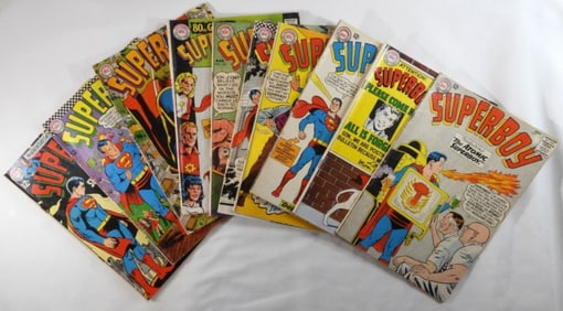 Mixed Lot Of 10 Superboy DC Comics