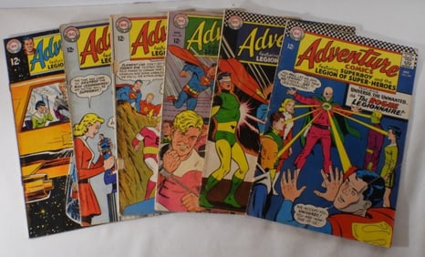 Mixed Lot Of 6 Adventure DC Comics