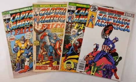 4 Marvel Captain America Comics
