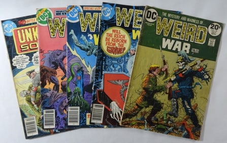 (5) DC Weid War Tales 1970s