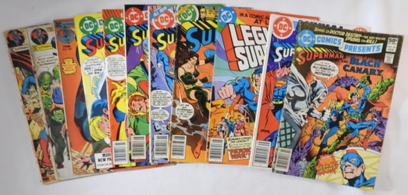 (10) DC Mixed Lot Of Superman