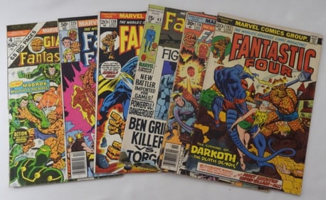 6 Fantastic Four Comic Books