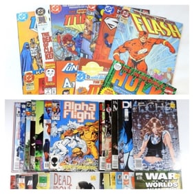 36 Marvel, DC & More Mix Comic Lot