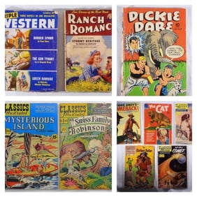 10 Mix Of Classics Illustrated, Dell & More