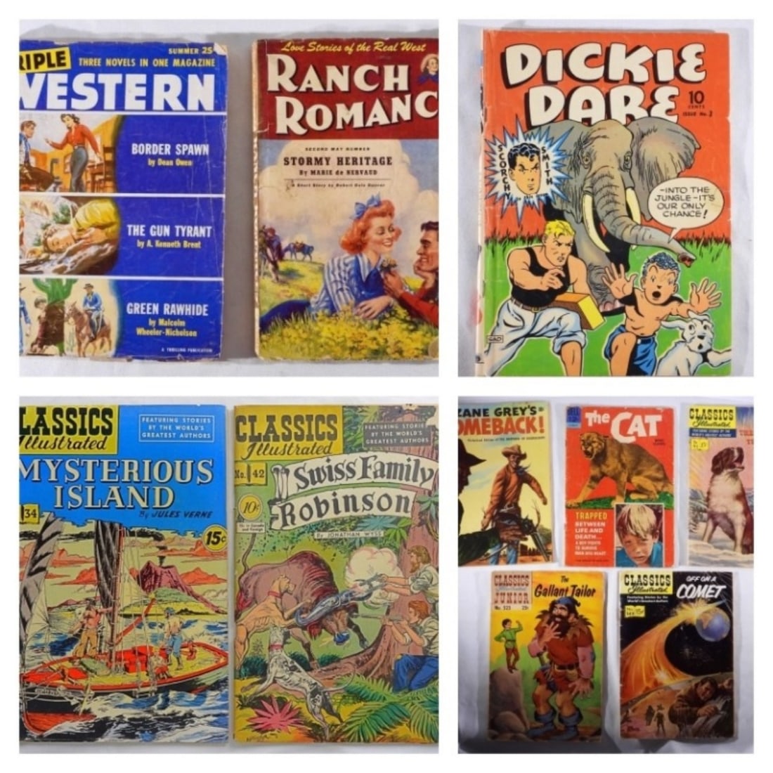 10 Mix Of Classics Illustrated, Dell & More (1 of 1)