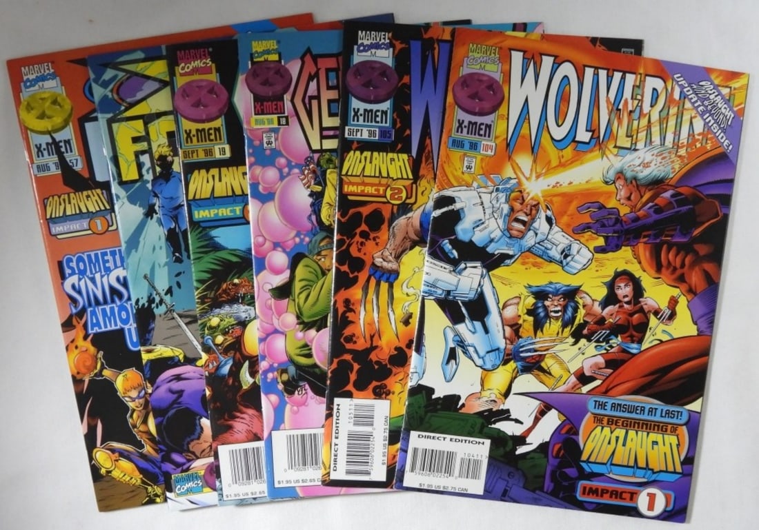 Marvel X-Men Onslaught Lot Of 6 (1 of 3)