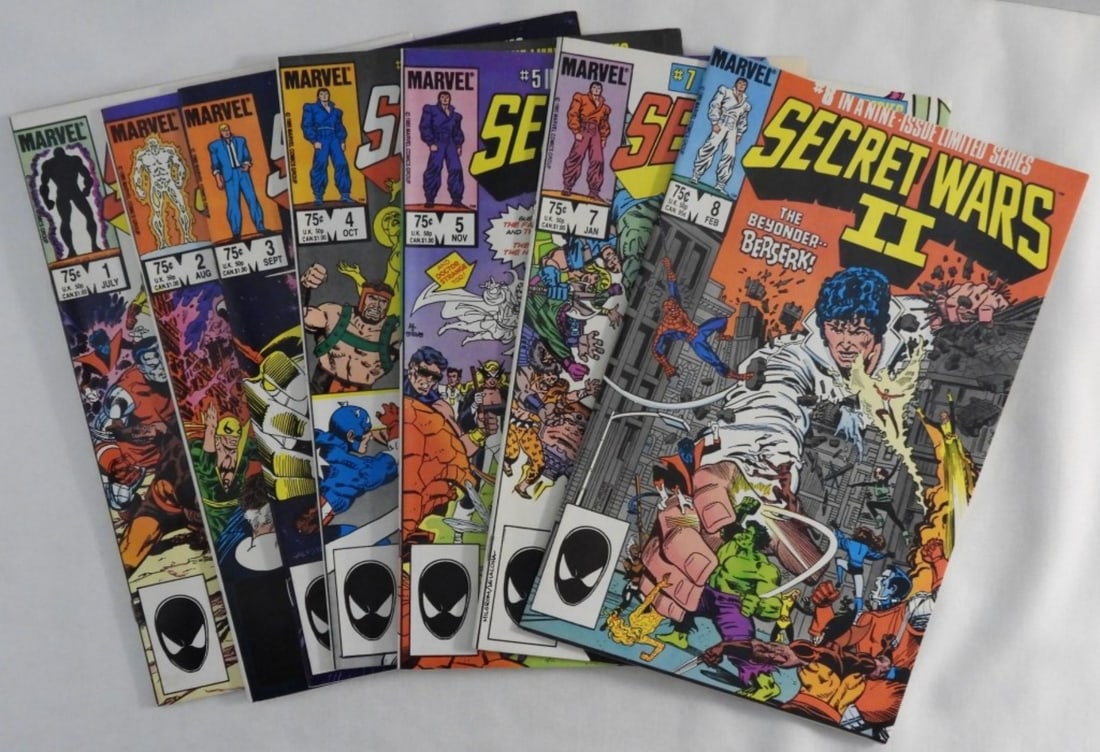 Marvel Secret Wars II, Lot Of 7 (1 of 2)