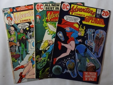 (3) 1970s Adventure Comics Starring Supergirl