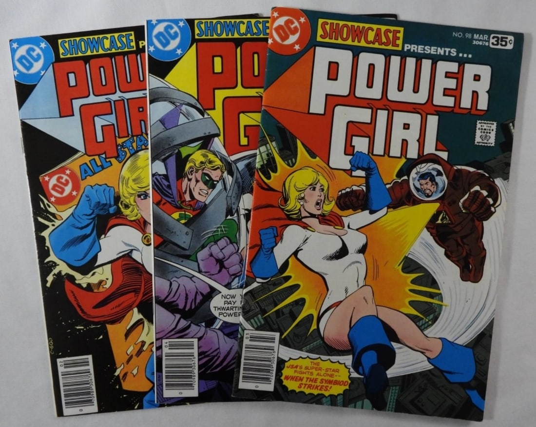 (3) Showcase Presents Power Girl By DC: Issues: 97, 98, and 99