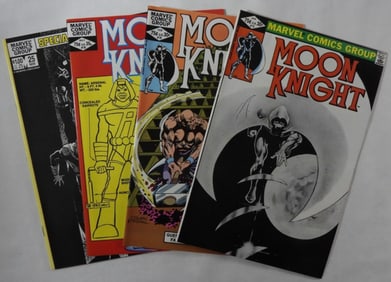 (4) U.K. Marvel Moon Knight  1960s