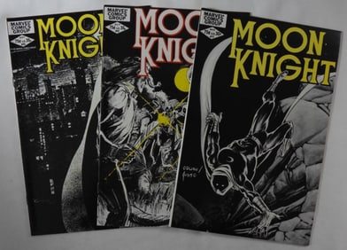 (3) 1960s U.K. Moon Knight
