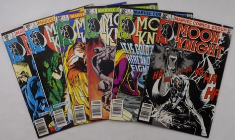 (6) 1980s Marvel Moon Knight