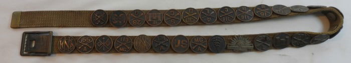 Collection Of WWI Collar Discs