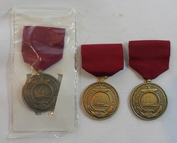 3 U.S. Navy Good Conduct Medals