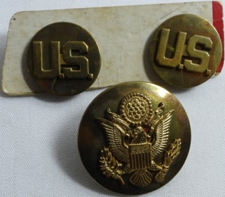 (2) U.S. Pins And A Cap Pin