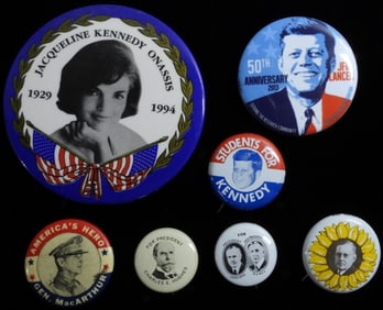 (7) Old President Pins