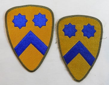 (2) 2nd Cavalry Division Patches
