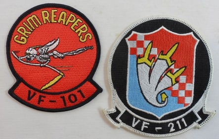 2 Navy Patches