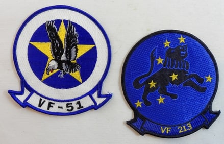 2 Navy Patches